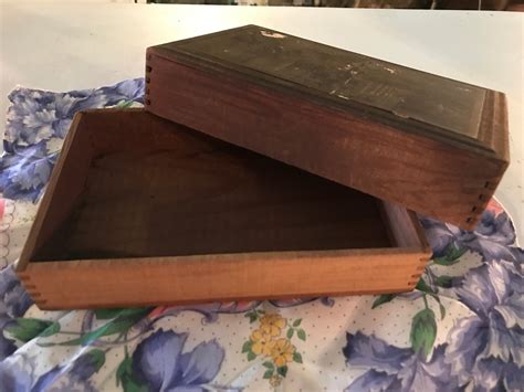 antique wood candy boxes